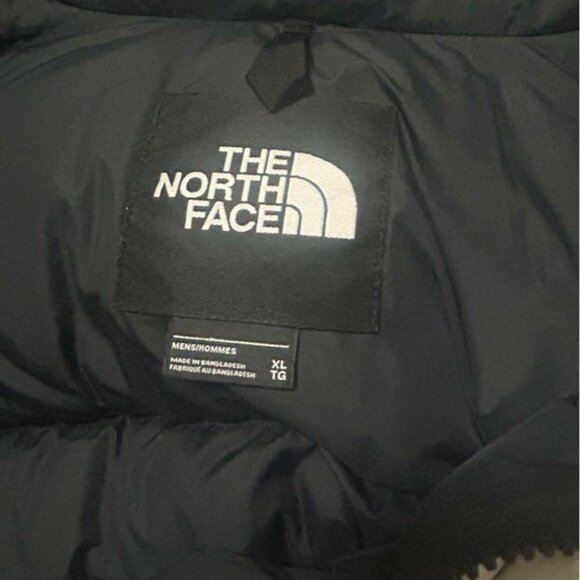 {Black and White 1996 Nuptse Puffer Jacket} - Picture 4 of 6